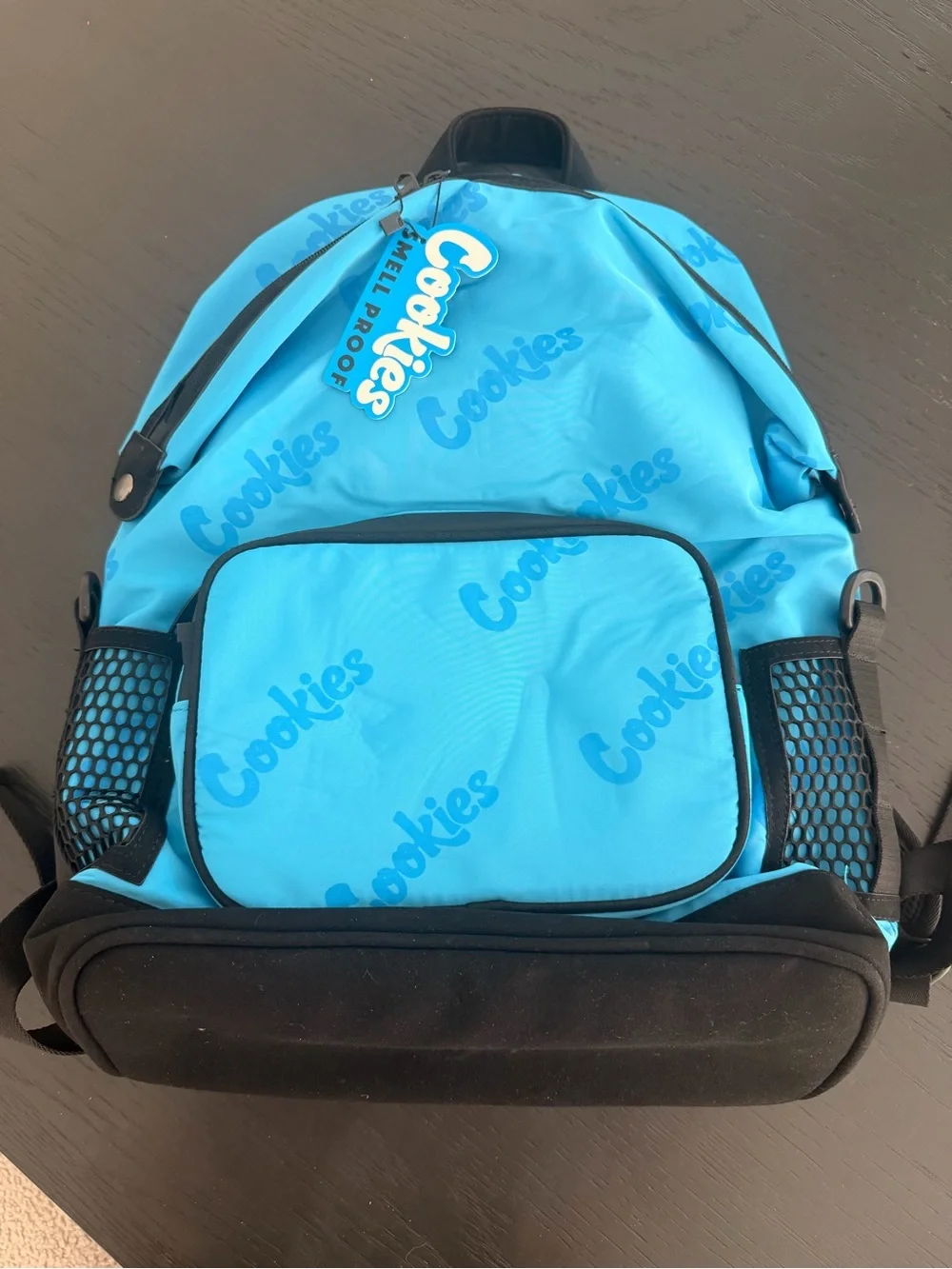 NWT Cookies SF Off The Grid Smell Proof Backpack Blue Odor-Proof Bag